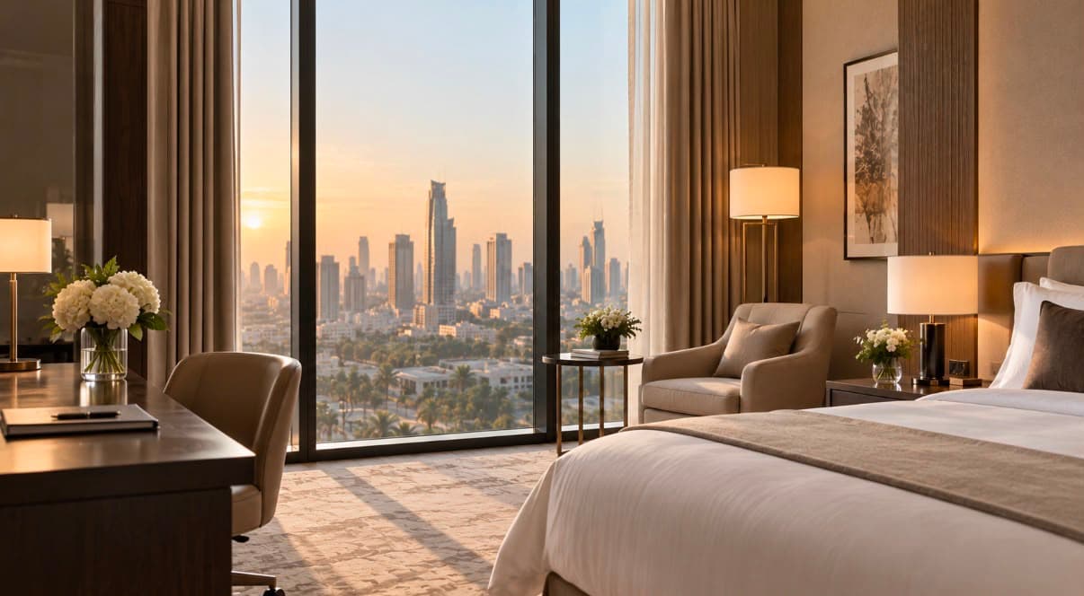 Luxury hotel lobby — Lindaya Hotel Management